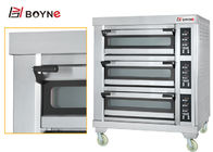 Stainless Steel Visible Baking Oven Three Layer Nine Trays Electric Oven kitchen ware