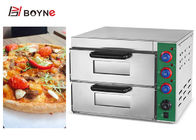 2 Decks Home Kitchen Toaster Mini Pizza Oven Electric Bread Maker 3KW For Bakery With Viewing Window