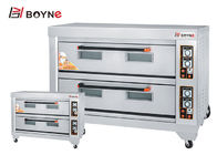 Stainless Steel Deck Oven 220v Two Deck Two Tray for Restaurant