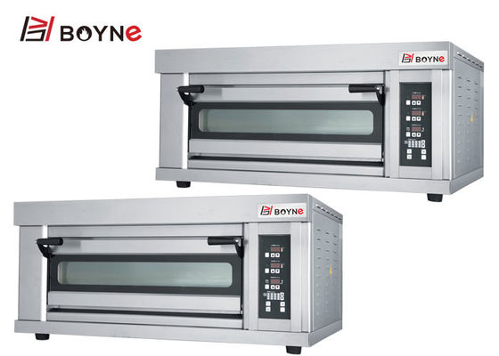 SS Commercial Bakery Kitchen Equipment Four Trays Electric Oven