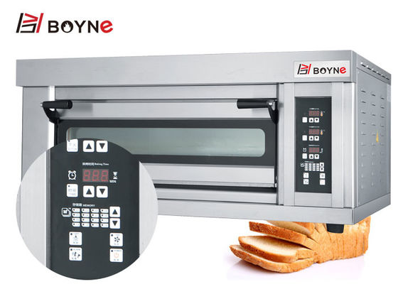 SS Commercial Bakery Kitchen Equipment Four Trays Electric Oven