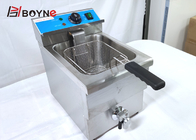 Stainless Steel 201 Single Tank Electric Fryer For Fried Food