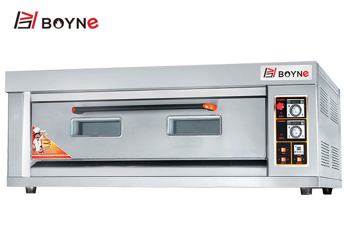 Commercial Bakery Shop Gas Oven,One Deck Three Trays Baking Oven With Glass Viewing Door