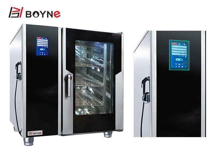 Multifunction Commercial Kitchen Cooking Equipment Touch Screen Combi Oven